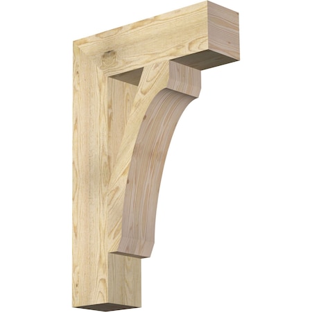 Ekena Millwork Legacy Block Rough Sawn Bracket, Douglas Fir, 6"W x 22"D x 34"H BKT06X22X34LEC05RDF
